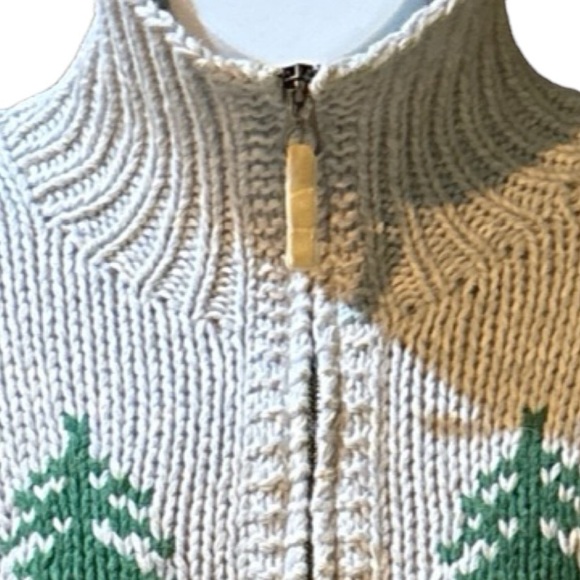 Vintage American Eagle Outfitters Zip Up Alpaca Blend Cardigan - Picture 3 of 16